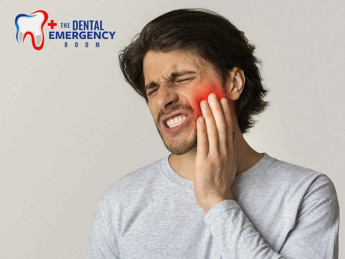 man suffering from severe tooth pain in Clearwater, FL