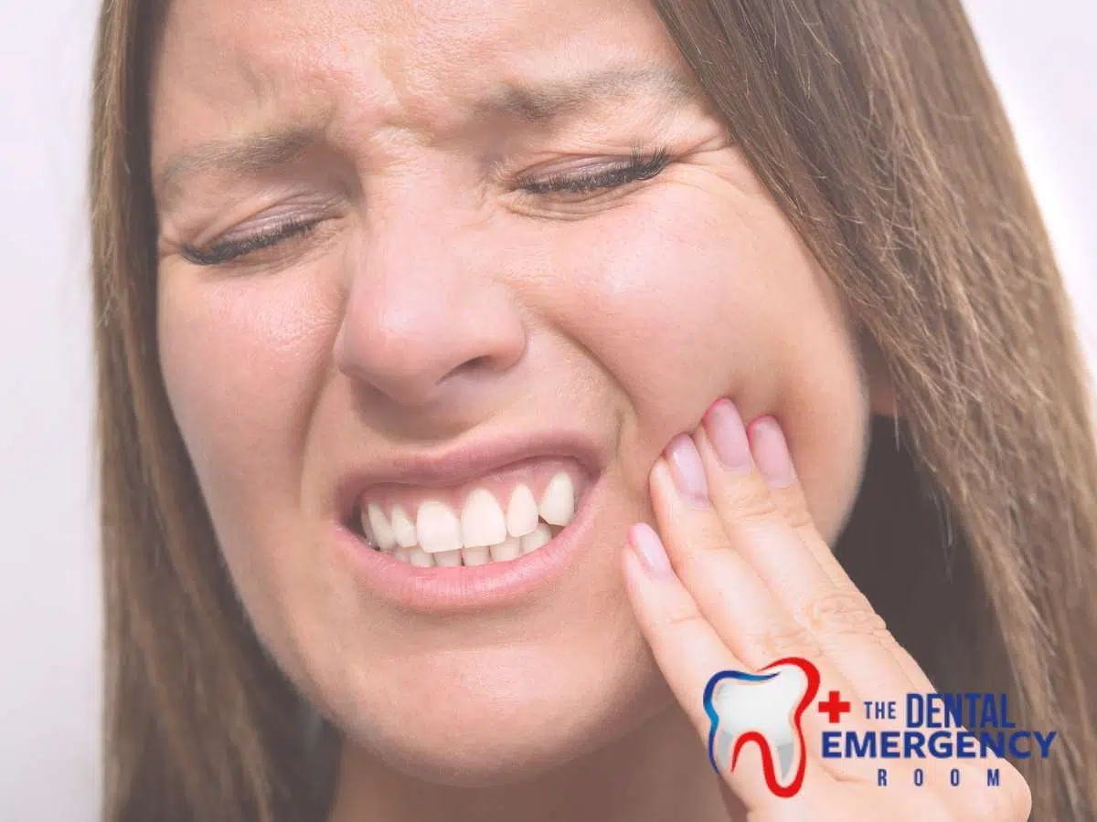 A woman with severe tooth pain in Clearwater, FL